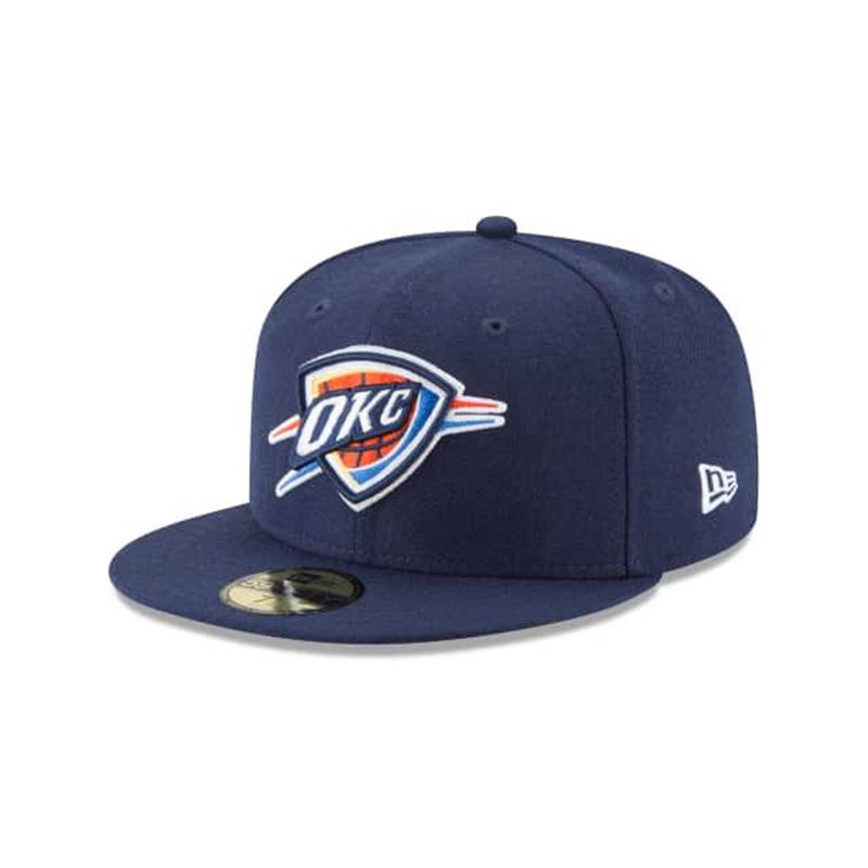 NBA Oklahoma City Thunder Wool Standard 59Fifty Fitted (VHF2511) - Blue New Era Caps